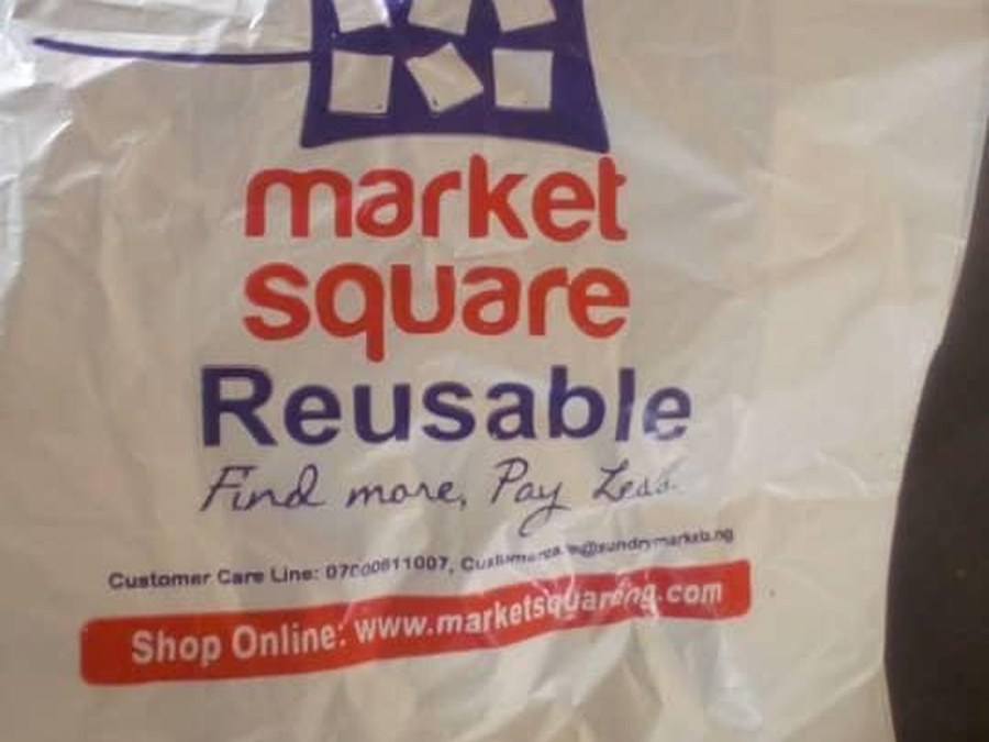 Market Square reusable shopping bag, finished product